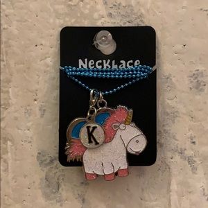 Despicable Me Necklace with the letter K